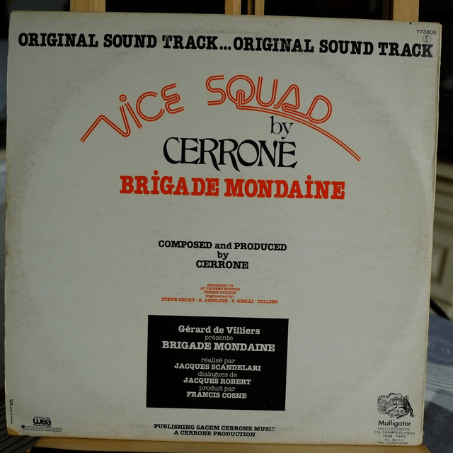 CERRONE - Brigade mondaine
