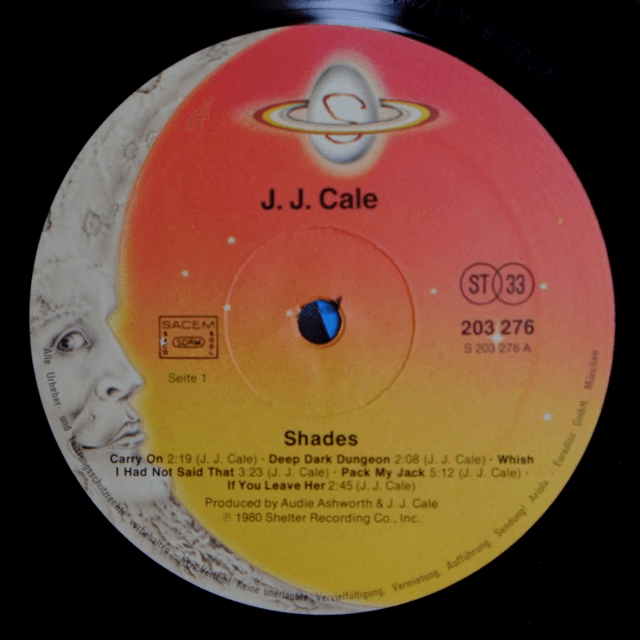 J.J CALE - Shades