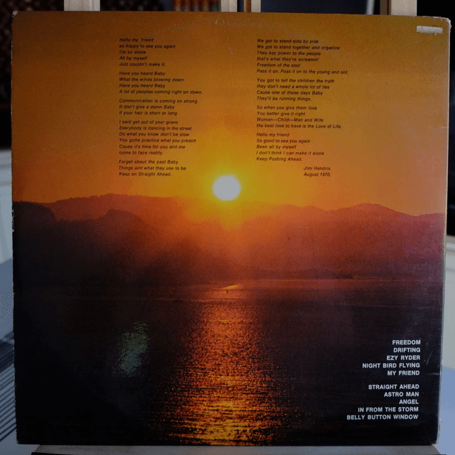 JIMI HENDRIX - The cry of love