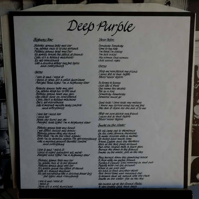 DEEP PURPLE - Machine head