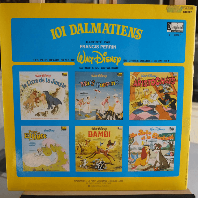 Les  101 Dalmatiens - Livre disque