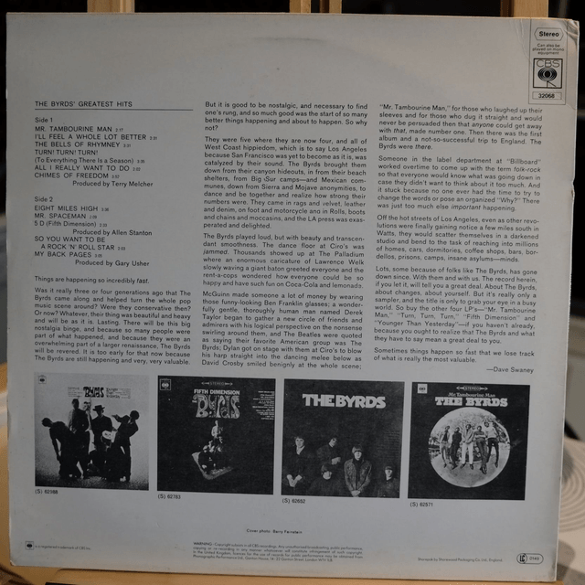 THE BYRDS - Greatest hits