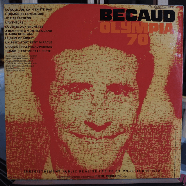 Gilbert Bécaud - Olympia 70