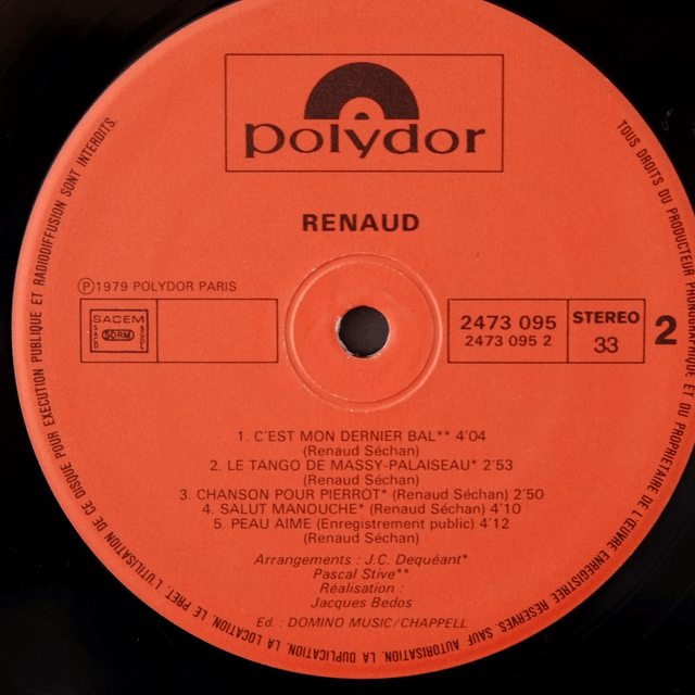 RENAUD - Album éponyme