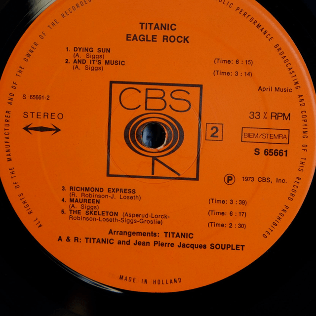 TITANIC - Eagle rock