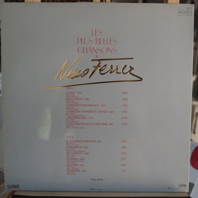 NINO FERRER - Les plus grands succès