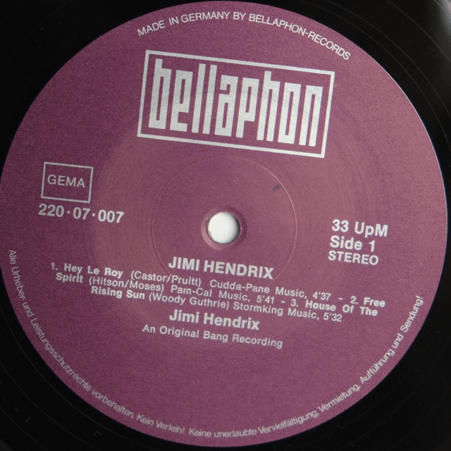 JIMI HENDRIX 