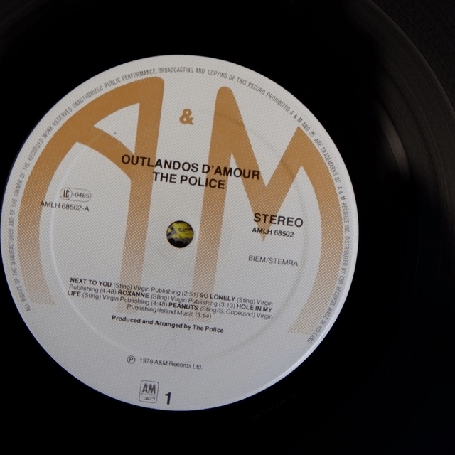 THE POLICE - Outlandos de l'amour