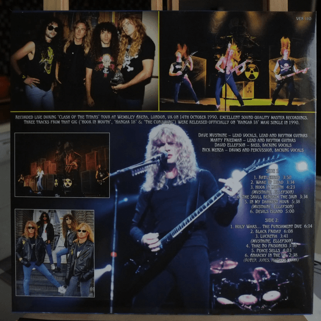 MEGADETH - Live at Wembley Arena,London 1990 - (Edition limitée) 