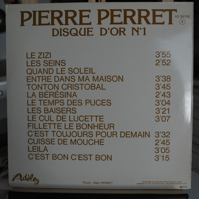 PIERRE PERRET - Disque d'or N°1