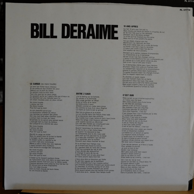 BILL DERAIME - Entre deux eaux