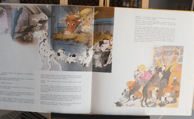 Les  101 Dalmatiens - Livre disque
