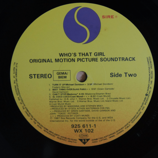 MADONNA - Who's that girl