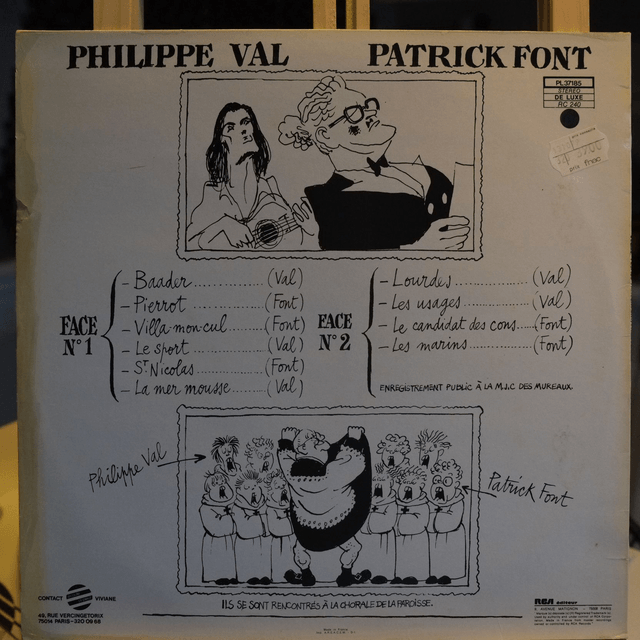 Patrick Font, Phillipe Val