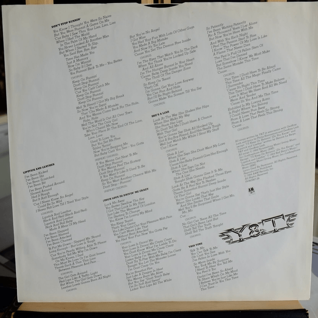 Y&T - In rock we trust