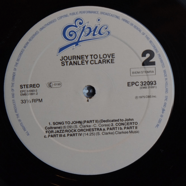 STANLEY CLARKE - Journey to love