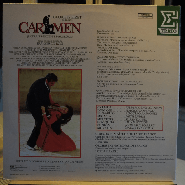 Carmen de Georges Bizet - B.O de Francesco Rosi