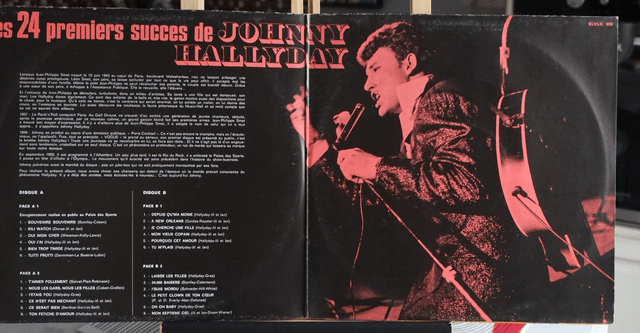 JOHNNY HALLYDAY - Les 24 premiers succès