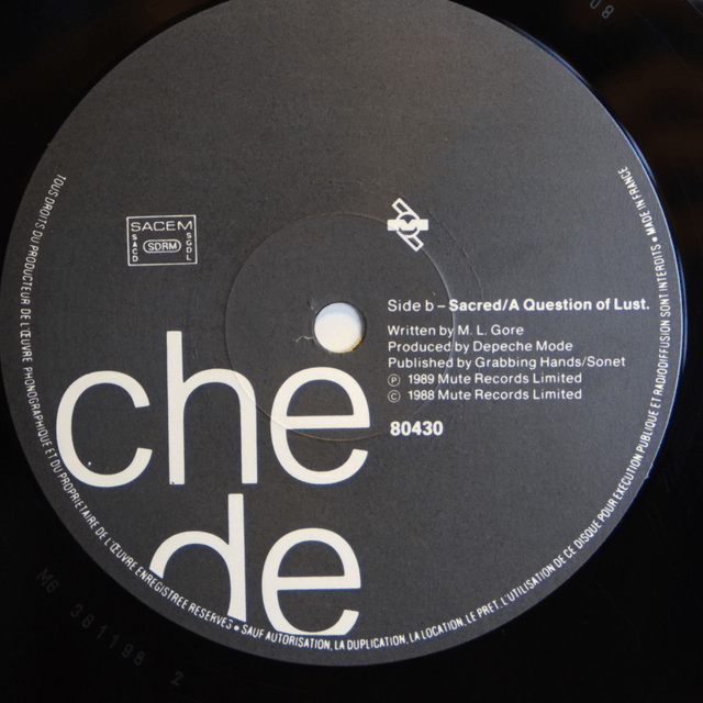 DEPECHE MODE – Everything Counts, Nothing, Sacred, A Question Of Lust