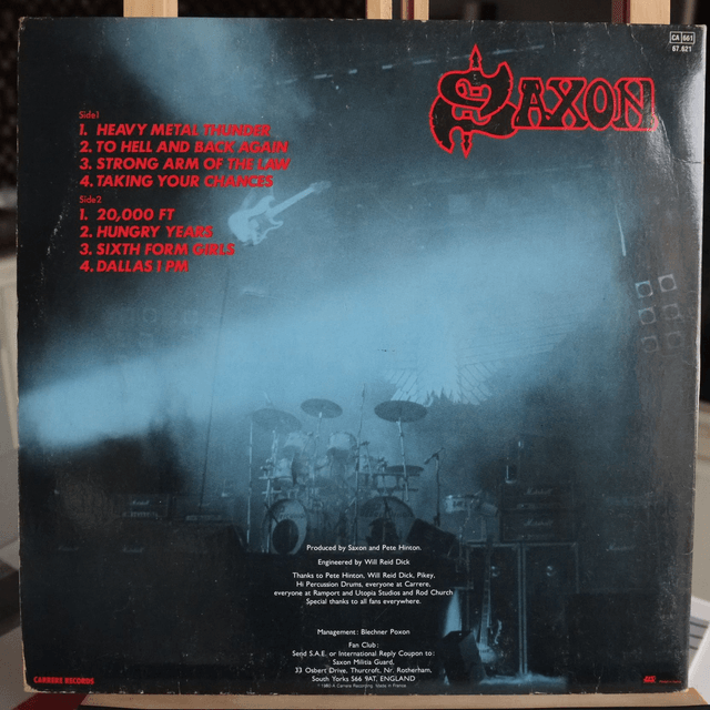 SAXON - Strong arm of the law