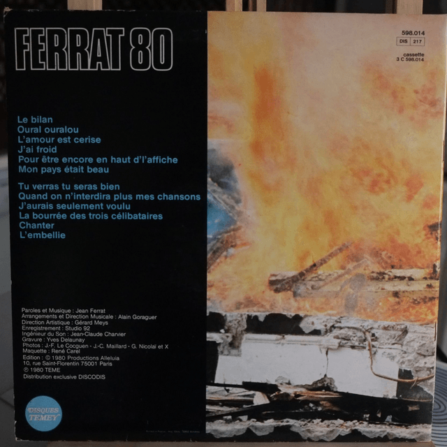 JEAN FERRAT - Ferrat 80