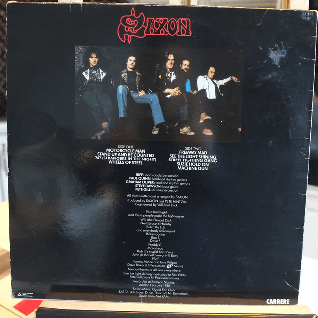 SAXON - Wheels of steel