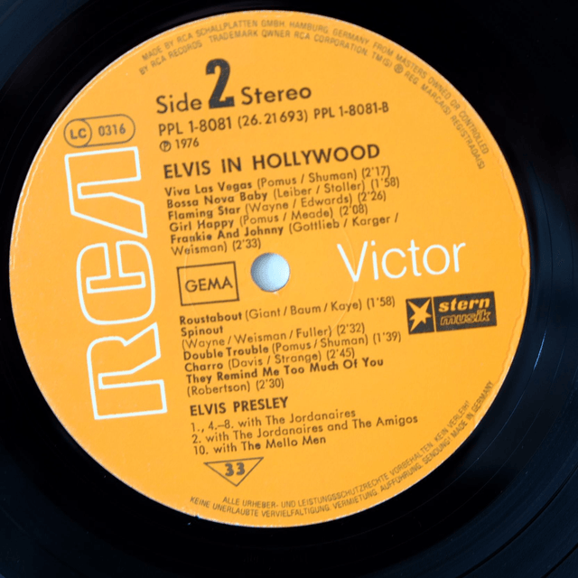 ELVIS PRESLEY - Elvis in Hollywood