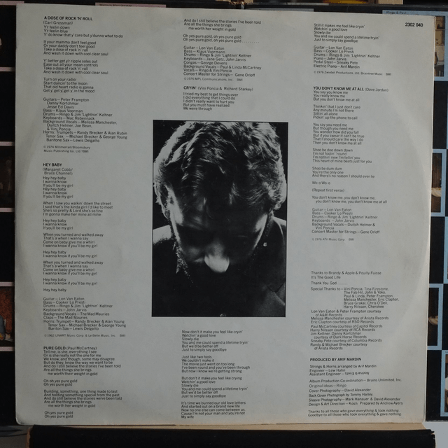 RINGO STARR -Ringo's rotogravure