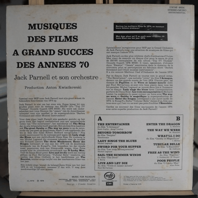 Musique des films célèbres