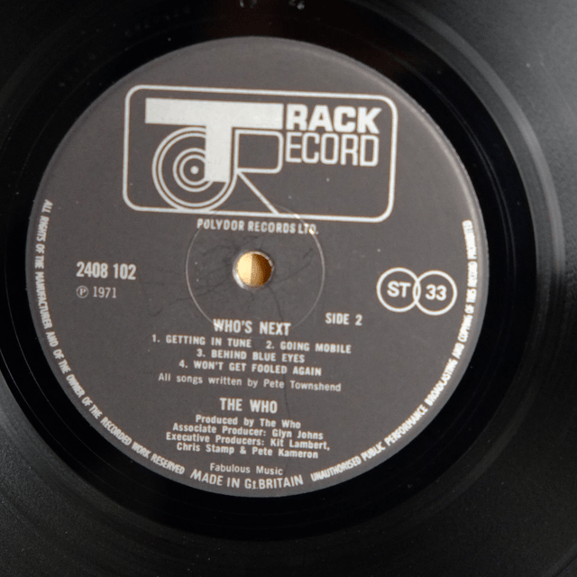 The Who - Who's Next - 1ère édition 1971 - UK