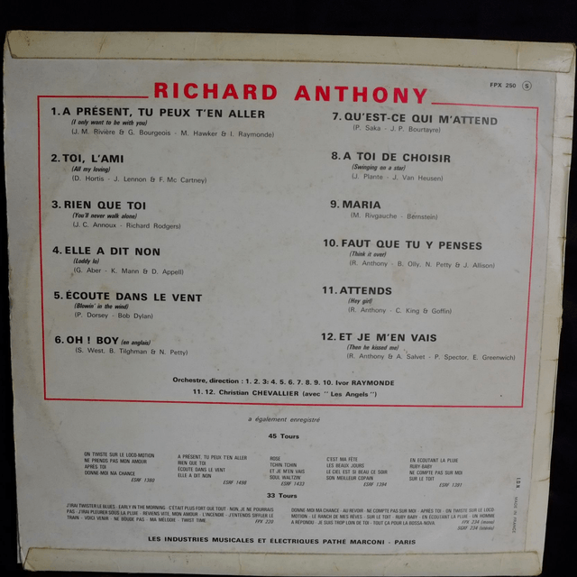 RICHARD ANTHONY