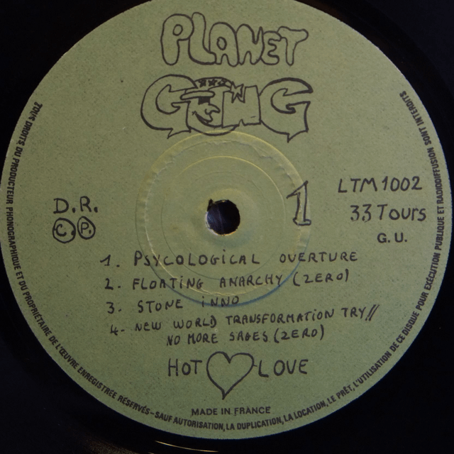 PLANET GONG - Live floating anarchy 1977