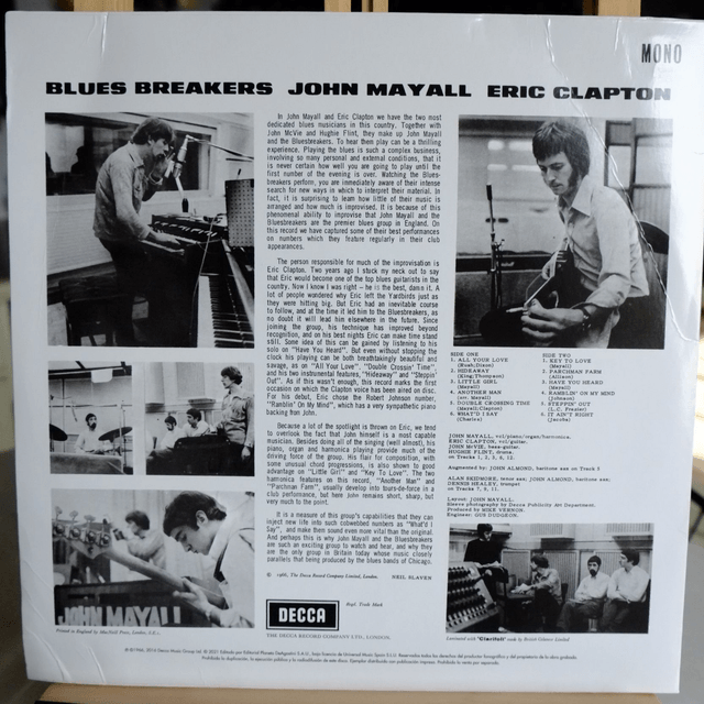JOHN MAYALL WITH ERIC CLAPTON