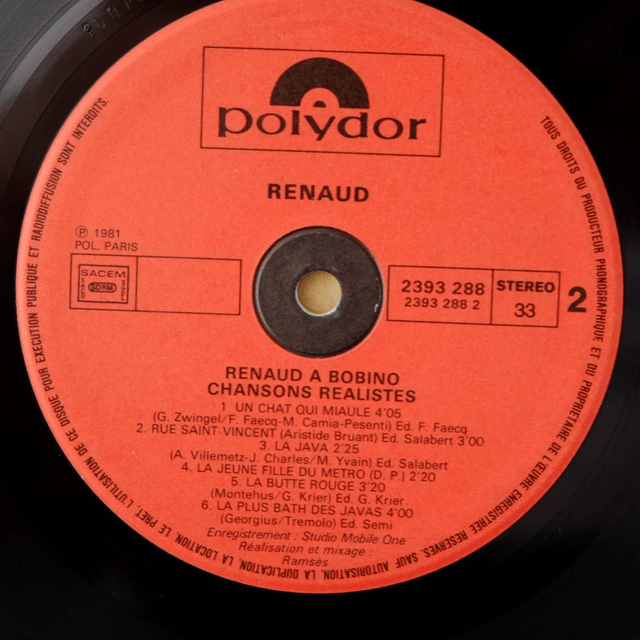 RENAUD - Le p'tit bal du samedi soir