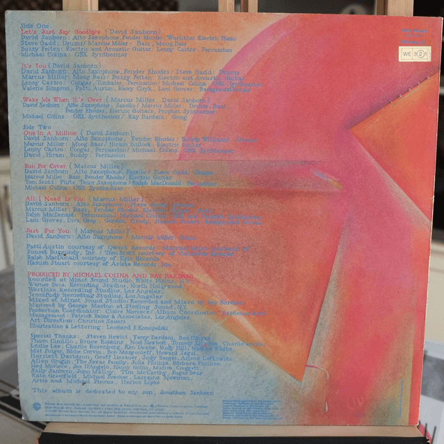 DAVID SANBORN - Voyeur