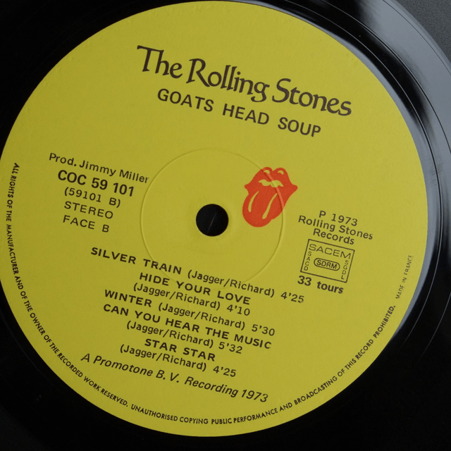 THE ROLLING STONES - Goats head soup