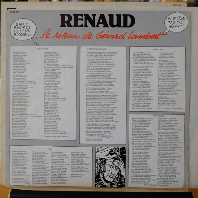 RENAUD - ...Le retour de Gérard Lambert