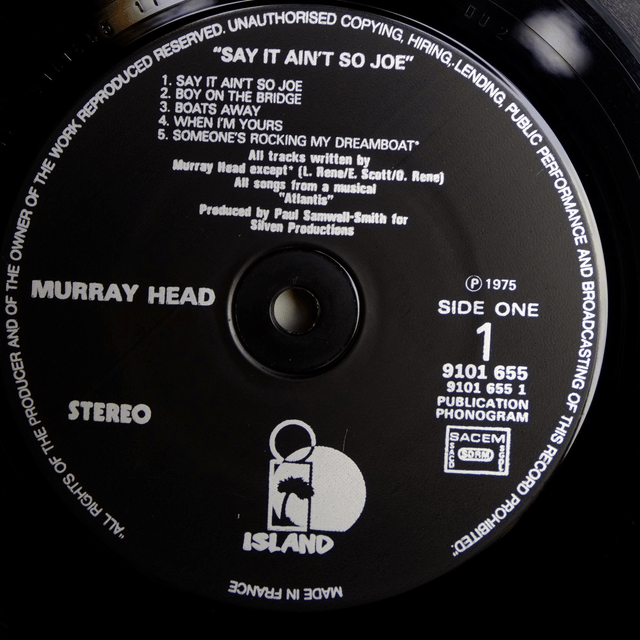 MURRAY HEAD - Say it ain't so