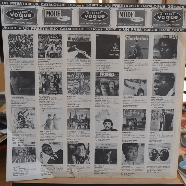 Le palmarès des succès 69