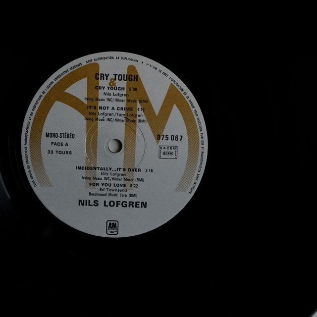 NILS LOFGREN - Cry tough