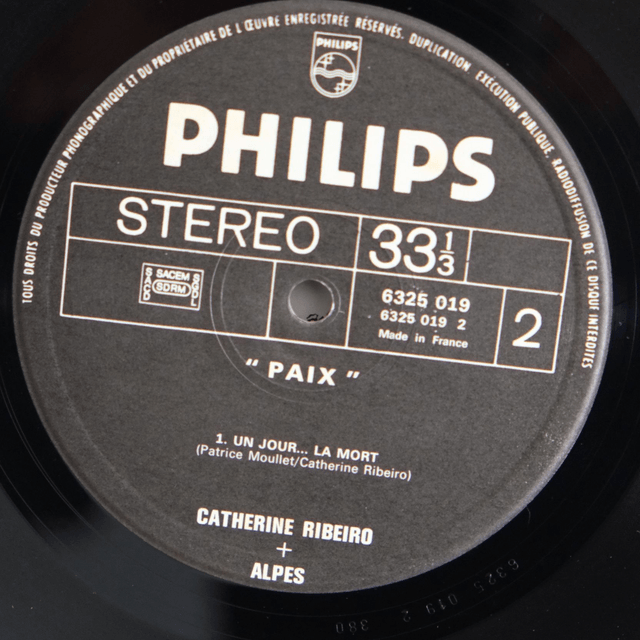 CATHERINE RIBEIRO + ALPES - Paix