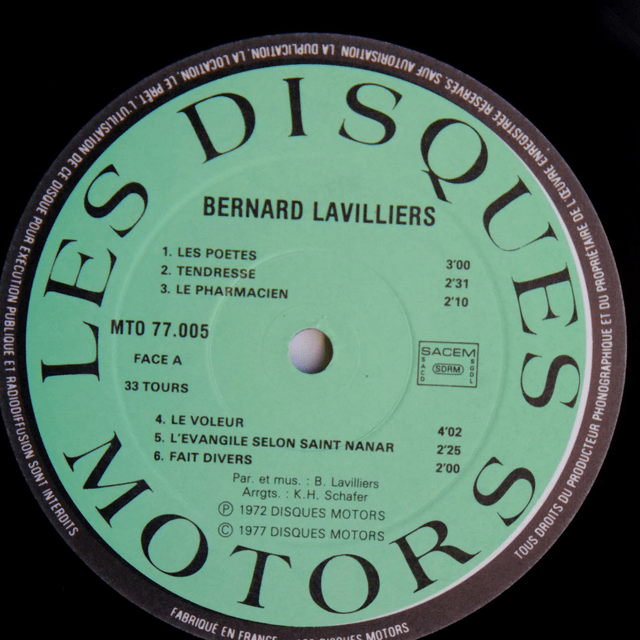 BERNARD LAVILLIERS