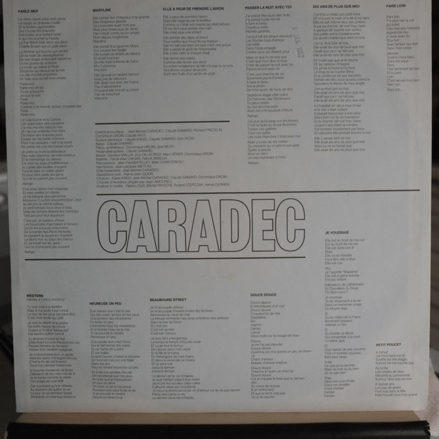 CARADEC - parle-moi