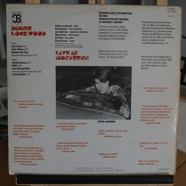 Didier Lockwood - Live in Montreyx