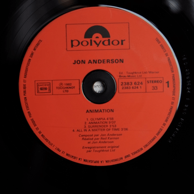 JON ANDERSON - Animation