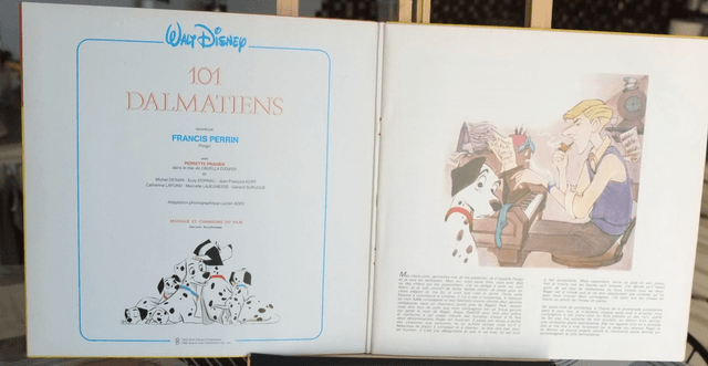 Les  101 Dalmatiens - Livre disque