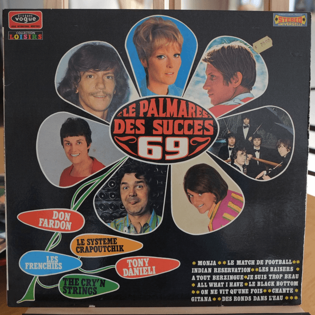 Le palmarès des succès 69